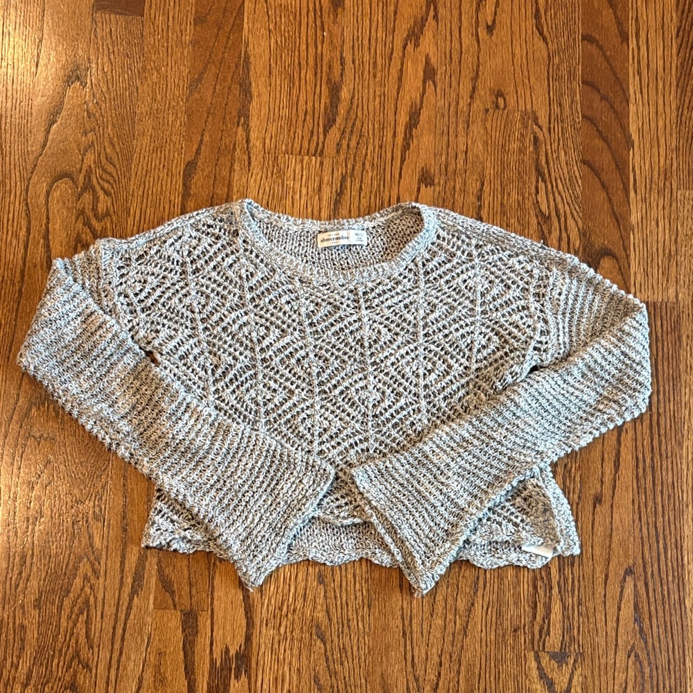 Abercrombie Kids Cropped Knot Sweater